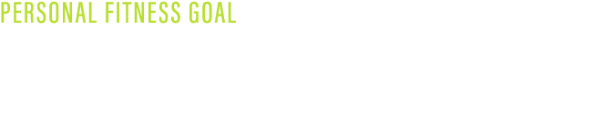 PERSONAL FITNESS GOAL Pain and Inflammation Management while Injured